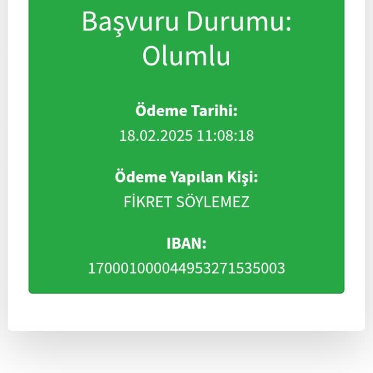 Yanlış İsim Nedeniyle Hesaba Para Aktarımı Sorunu
