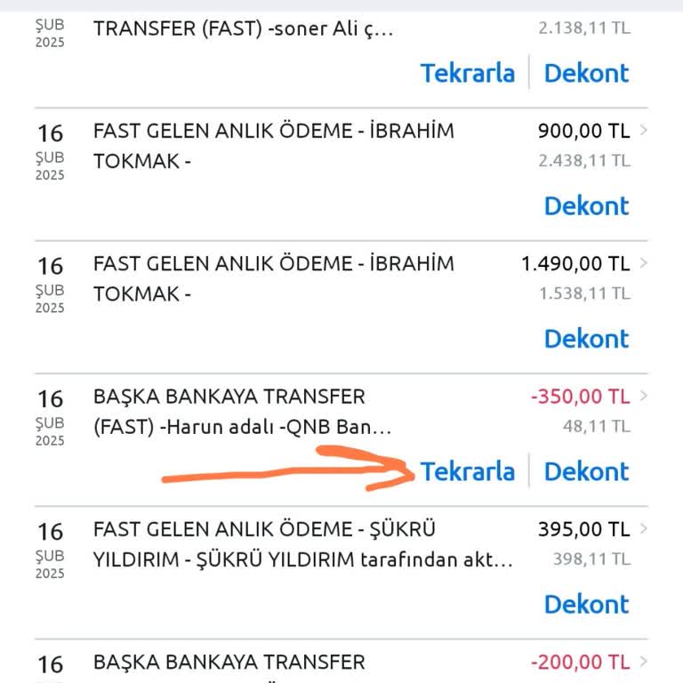 Hesabıma Geçmeyen Para İadesi Talebi