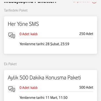 Yanlış Paket Tanımlaması: SMS Yerine Dakika!