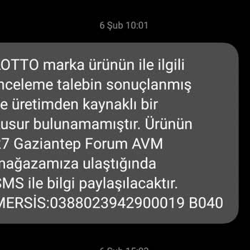 FLO'dan Aldığım Ayakkabının Sürekli Reddedilen Değişim Talebi