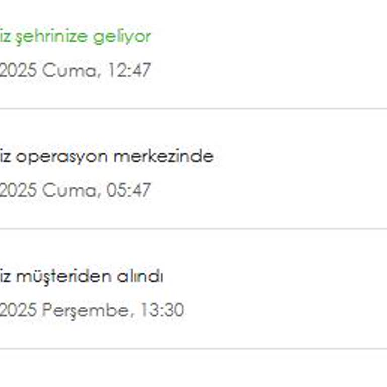 Kargo Teslimatında Yaşanan Gecikme Ve İletişim Sorunları