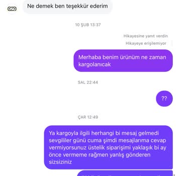 Eksik Ürün Ve Yanıtsız Mesajlar