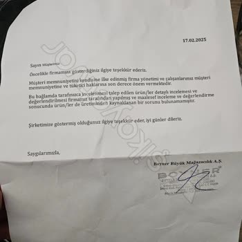 Boyner'den Aldığım Montun Garanti Sorunu