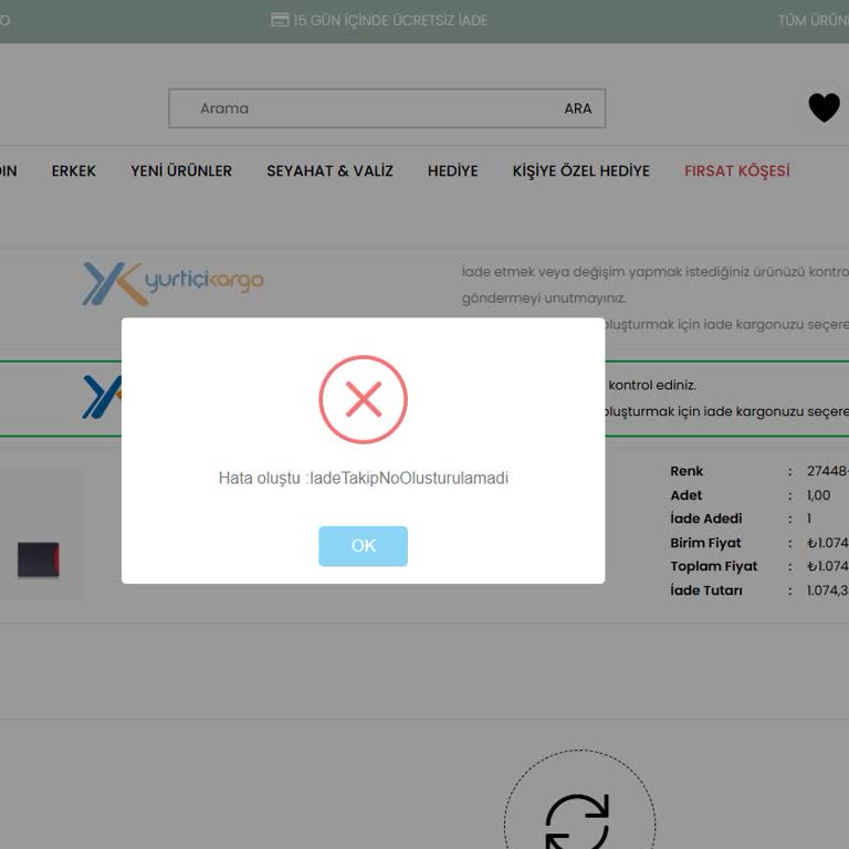 Yanlış Ürün Ve İade Sorunları: Cengiz Pakel Cüzdan Alışverişi