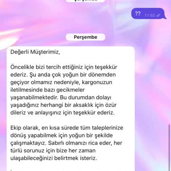 İade Sürecinde İletişim Sorunu