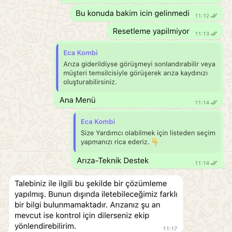 ECA Kombi Sorunları Ve Çözüm Arayışı