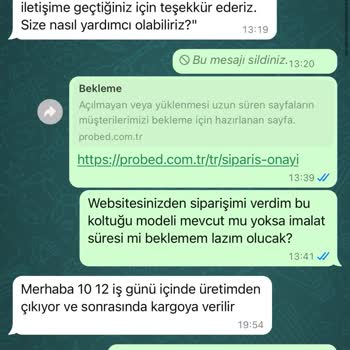 İzmir'den Sipariş Ettiğim Pedikür Koltuğu Bir Türlü Gelmiyor!