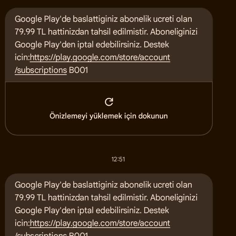 Google Play Üyelik İptali Ve Para İadesi Sorunu