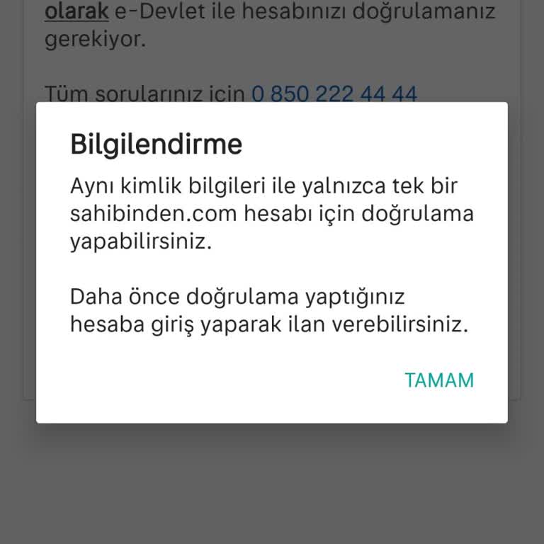 E-Devlet Doğrulama Sorunu Ve Yetersiz Destek
