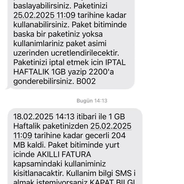 İnternet Paketlerinde Hızlı Tükenme Sorunu