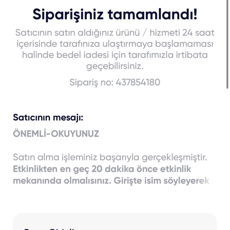 Ödeme Yapıldı Ama Bilet Gönderilmedi