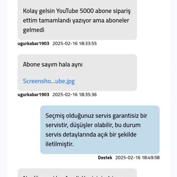 Abonelik Hizmeti Hayal Kırıklığı