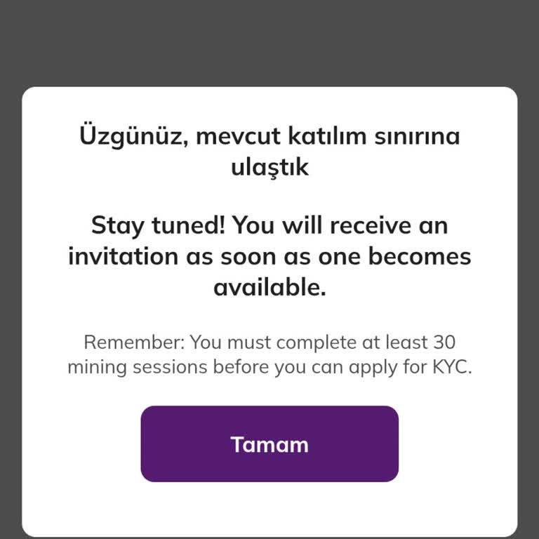 Pi Coin Uygulamasında KYC Başvuru Sorunu