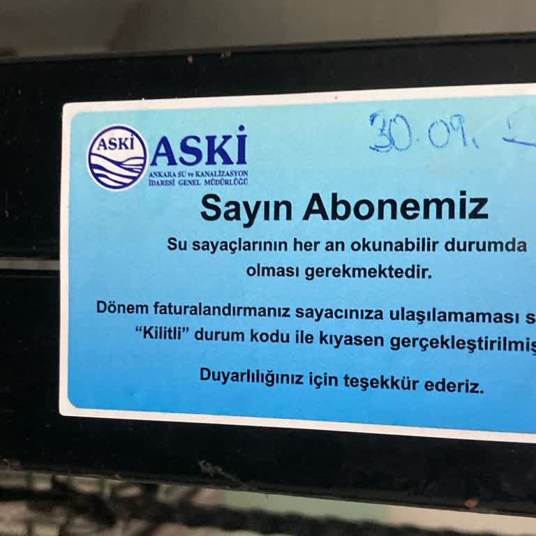 ASKİ'nin Yanlış Fatura Uygulamaları Ve İletişim Sorunları