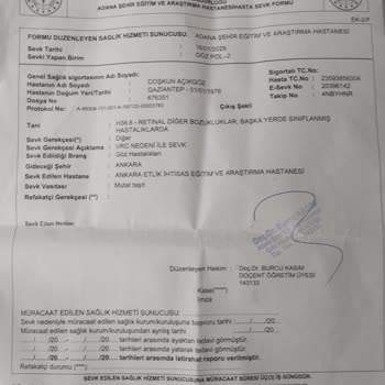 Yanlış Tedavi Yüzünden Görme Kaybı