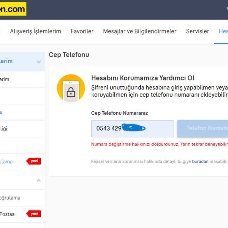 Numara Onayı Kısıtlaması Sorunu