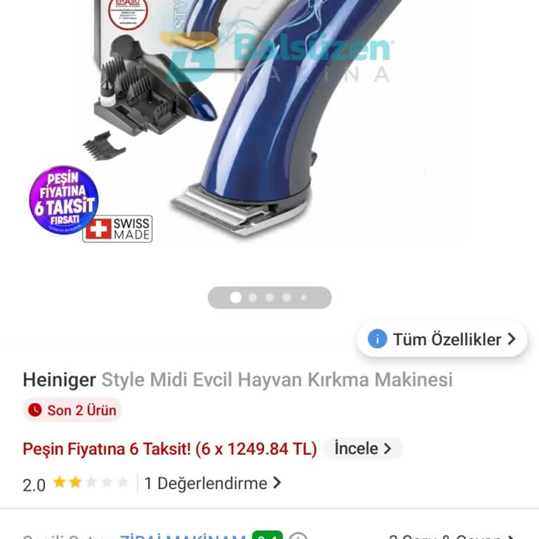 Trendyol Heiniger İade Şikayeti