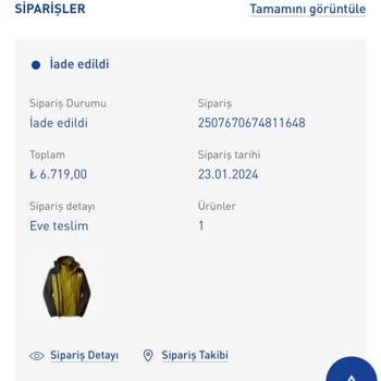 Intersport İade Sürecinde Yaşanan Sorunlar