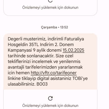 Vodafone Tarife Değişikliği Ve Yanıltıcı SMS Sorunu