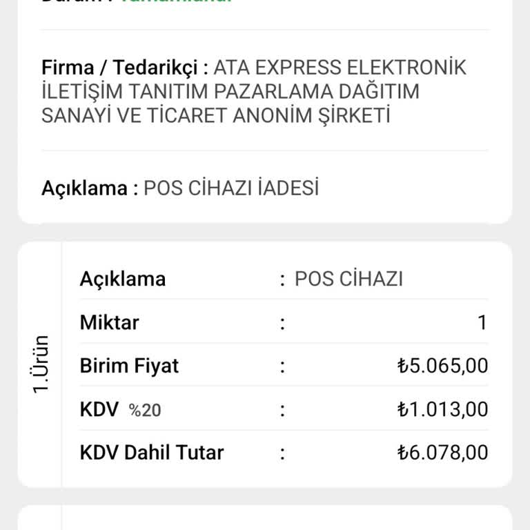 Haksız Pos Cihazı Kesintisi Ve Ödenmeyen Fatura Sorunu