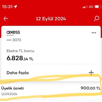 Haksız Kart Ücreti İadesi Talebi