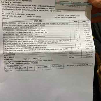 İstikbal'de Eksik Ve Kalitesiz Ürün Teslimatı