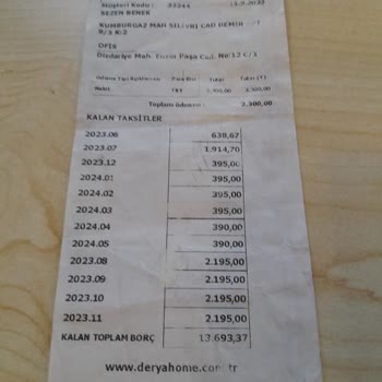 Ödenen Taksitlere Rağmen Teslim Edilmeyen Senetler