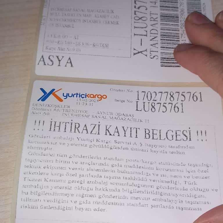 Yanlış Ürün Gönderimi Ve İade Sürecinde Sorunlar