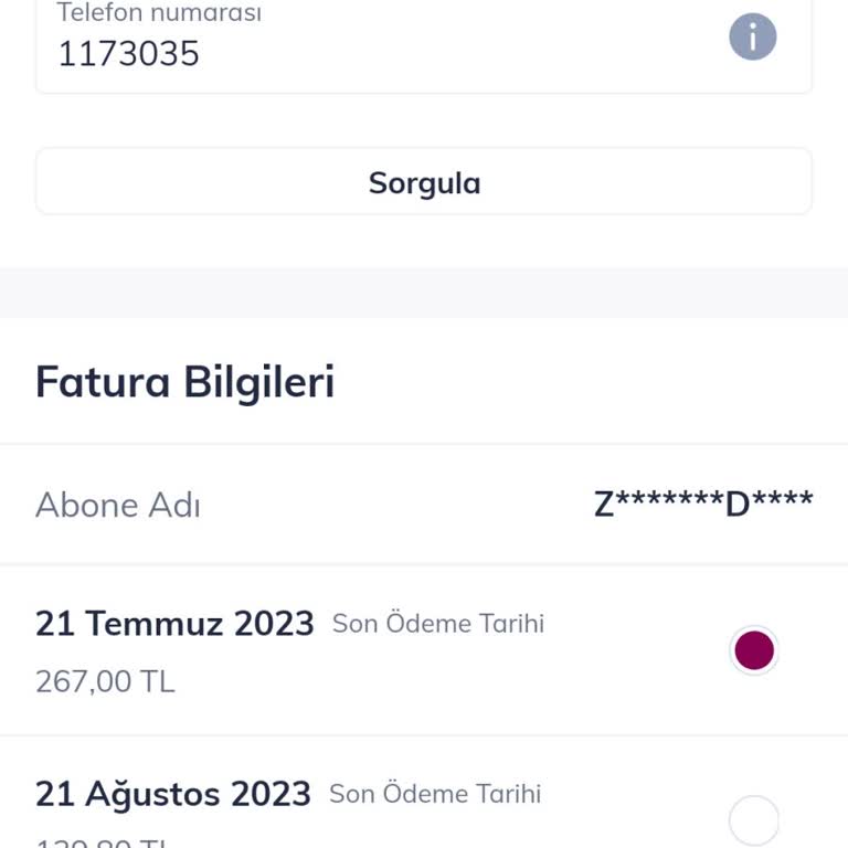 Yanlış Kullanıcıya Ait Hat Ve Ödenmemiş Faturalar