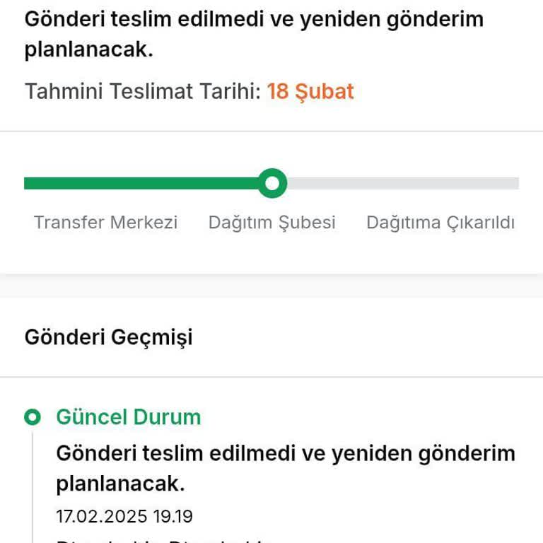 Aras Kargo'nun Dağıtım Bölgesi Mağduriyeti