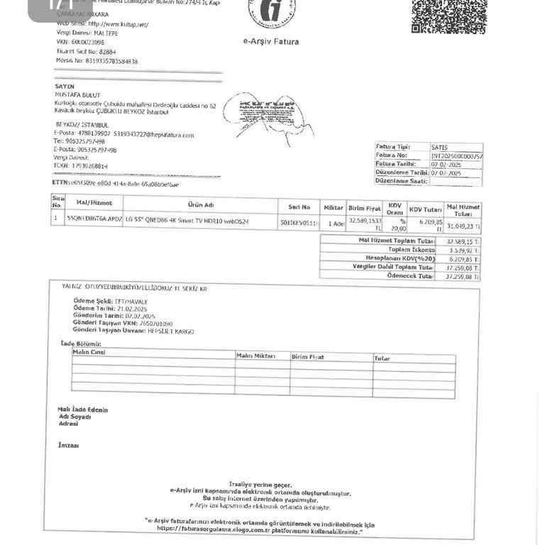 LG Televizyon Ekranında Beyaz Işık Sorunu