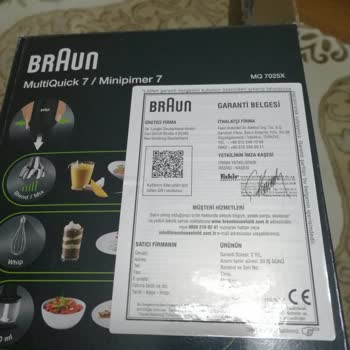 Garanti Kapsamında Tamir Edilmeyen Blender Seti