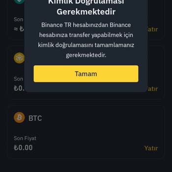 Kimlik Doğrulama Sorunu Nedeniyle İşlem Yapamıyorum