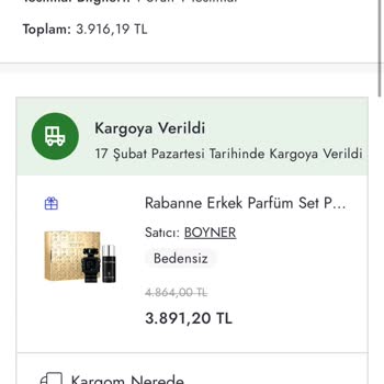 Boyner Sevgililer Günü Hediyesi Teslimat Sorunu