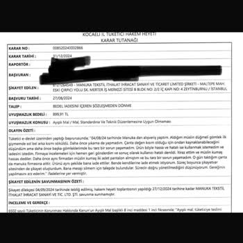 İade Sürecinde Yaşanan Sorunlar Ve Geri Ödeme Beklentisi