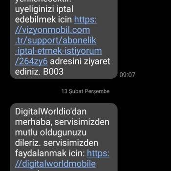 Bilgim Dışında Yapılan Abonelik Ücretlendirmesi