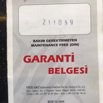 Garanti Sürecinde Çözülmeyen Akü Sorunu