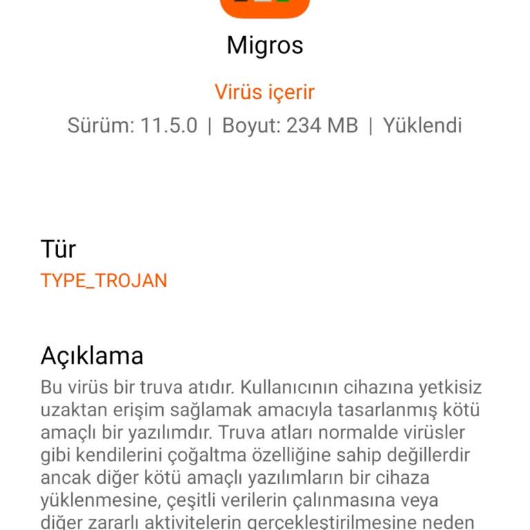 Telefonumda Sürekli Tekrarlayan Virüs Sorunu