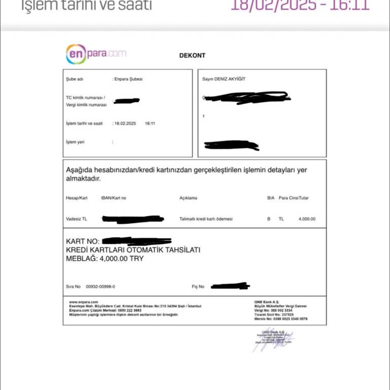 Enpara'da Beklenmedik Para Kesintisi