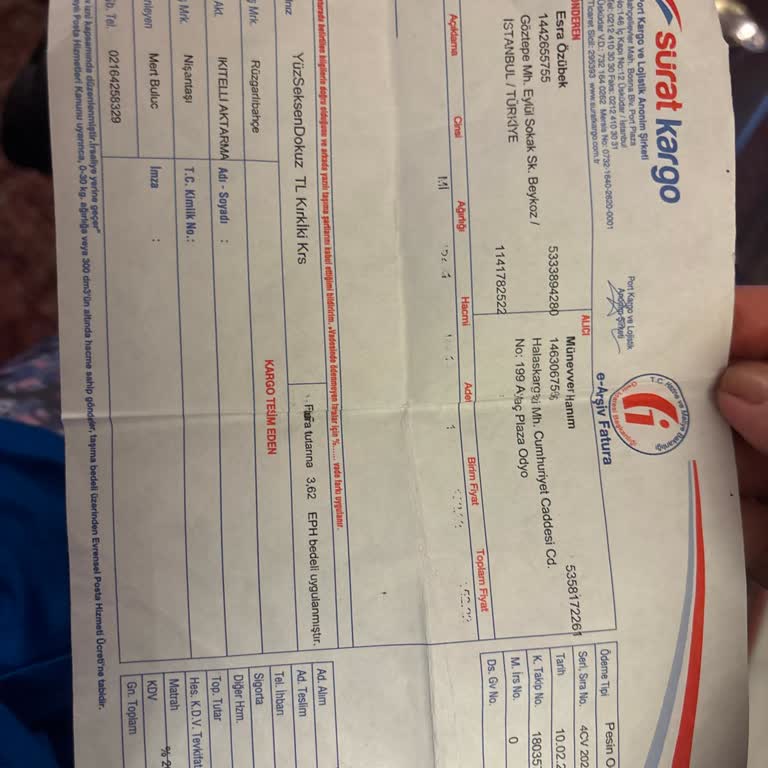 Sürat Kargo'nun Ciddi Gecikmesi Ve Mağduriyet