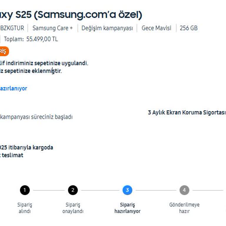 Samsung Sipariş Gecikmesi Ve Müşteri Mağduriyeti