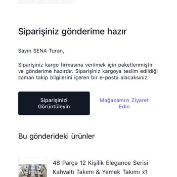 Evim Sepette Mağazasının Sipariş Ve İletişim Sorunları