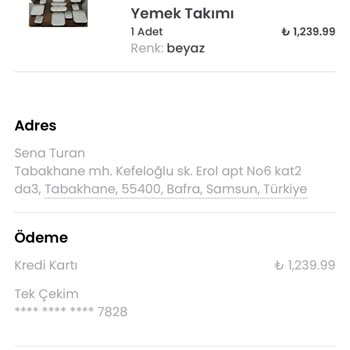 Evim Sepette Mağazasının Sipariş Ve İletişim Sorunları