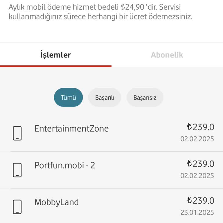 Mobil Ödeme Sorunu: Bilgim Dışında Yapılan İşlemler