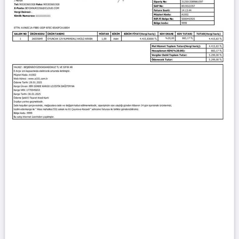 A101 Sipariş İptal Sürecinde Yaşanan Sorunlar