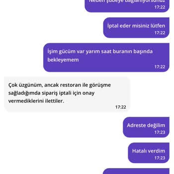Hatalı Adrese İptal Edilemeyen Sipariş Sorunu