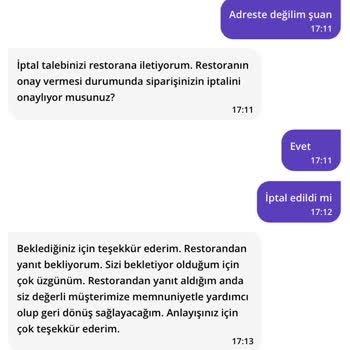 Hatalı Adrese İptal Edilemeyen Sipariş Sorunu