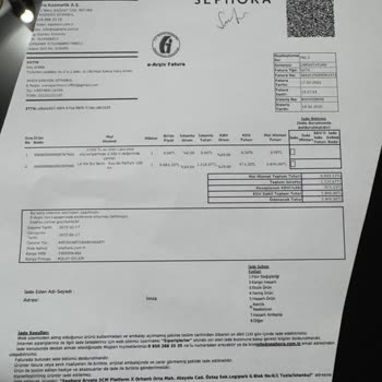 Sephora'da Numune Ve Sipariş Sorunları