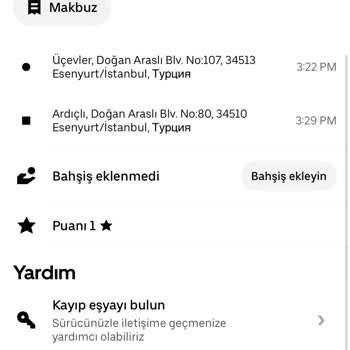 Uber Sürücüsünün Agresif Davranışı Ve Zorla İndirme