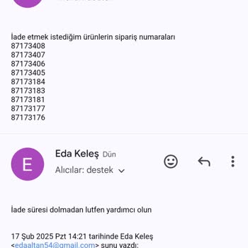 Gardırop Premium'da İade Sorunu Ve İletişim Eksikliği